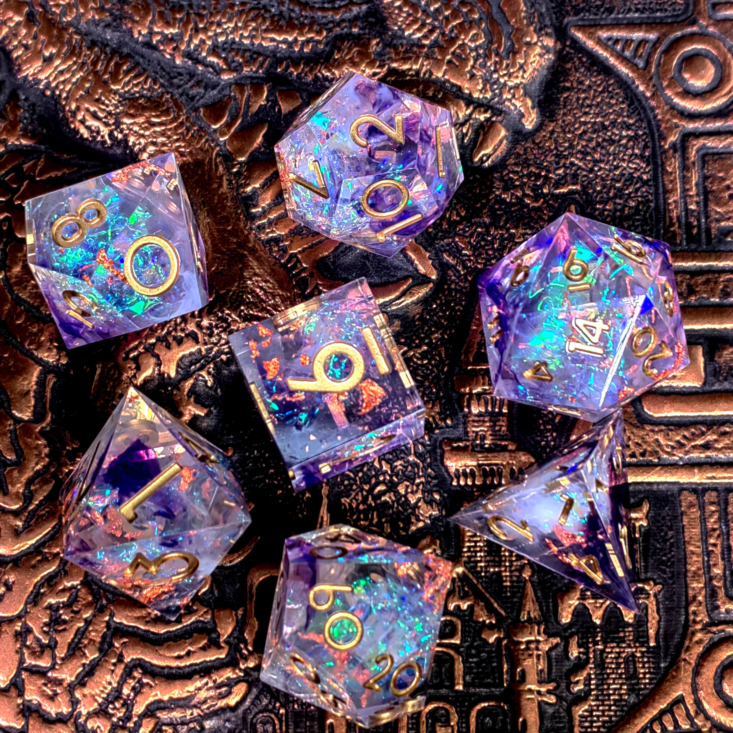 Colorful Resin Dice Set