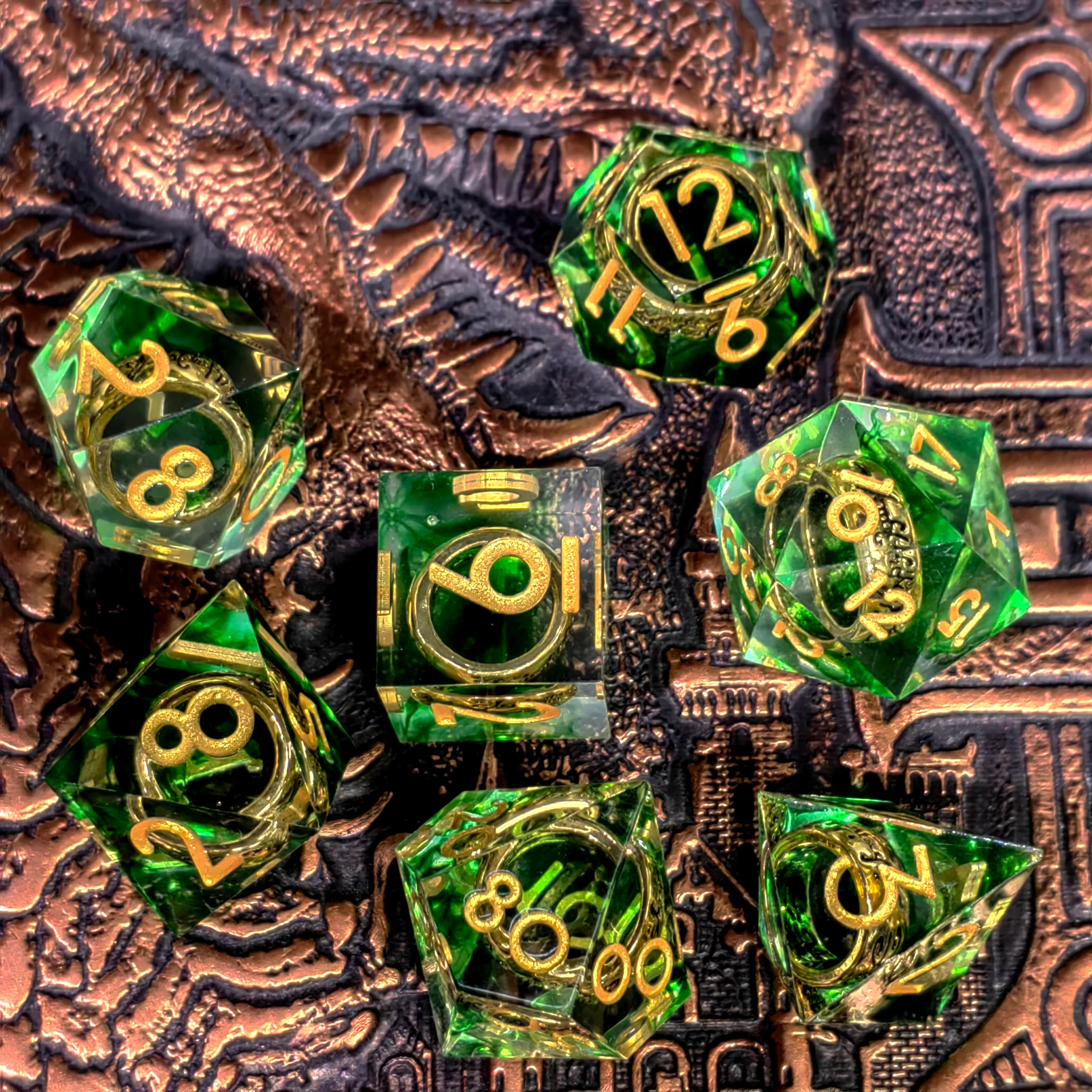 Colorful Resin Dice Set