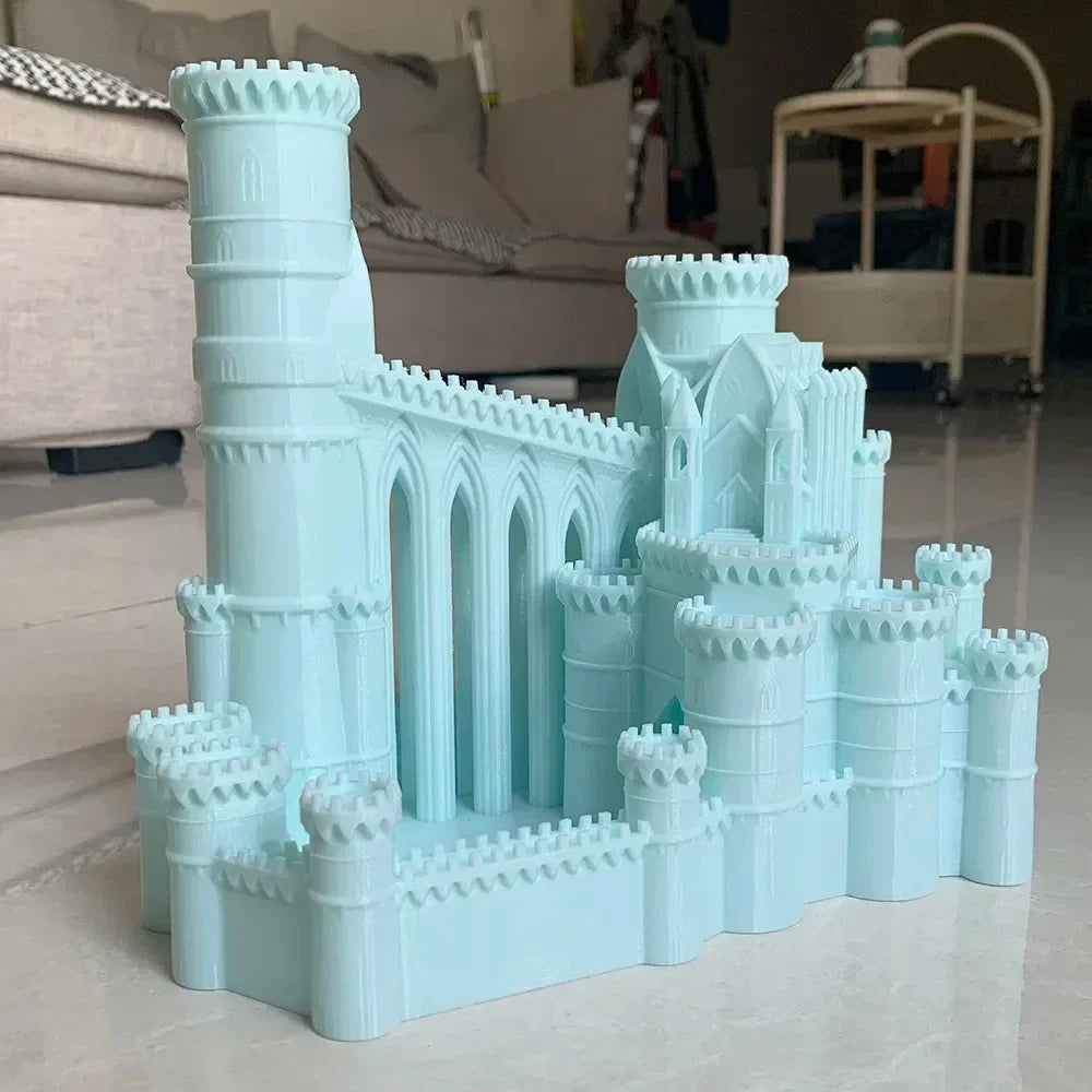 3D Printed Castle Dice Tower