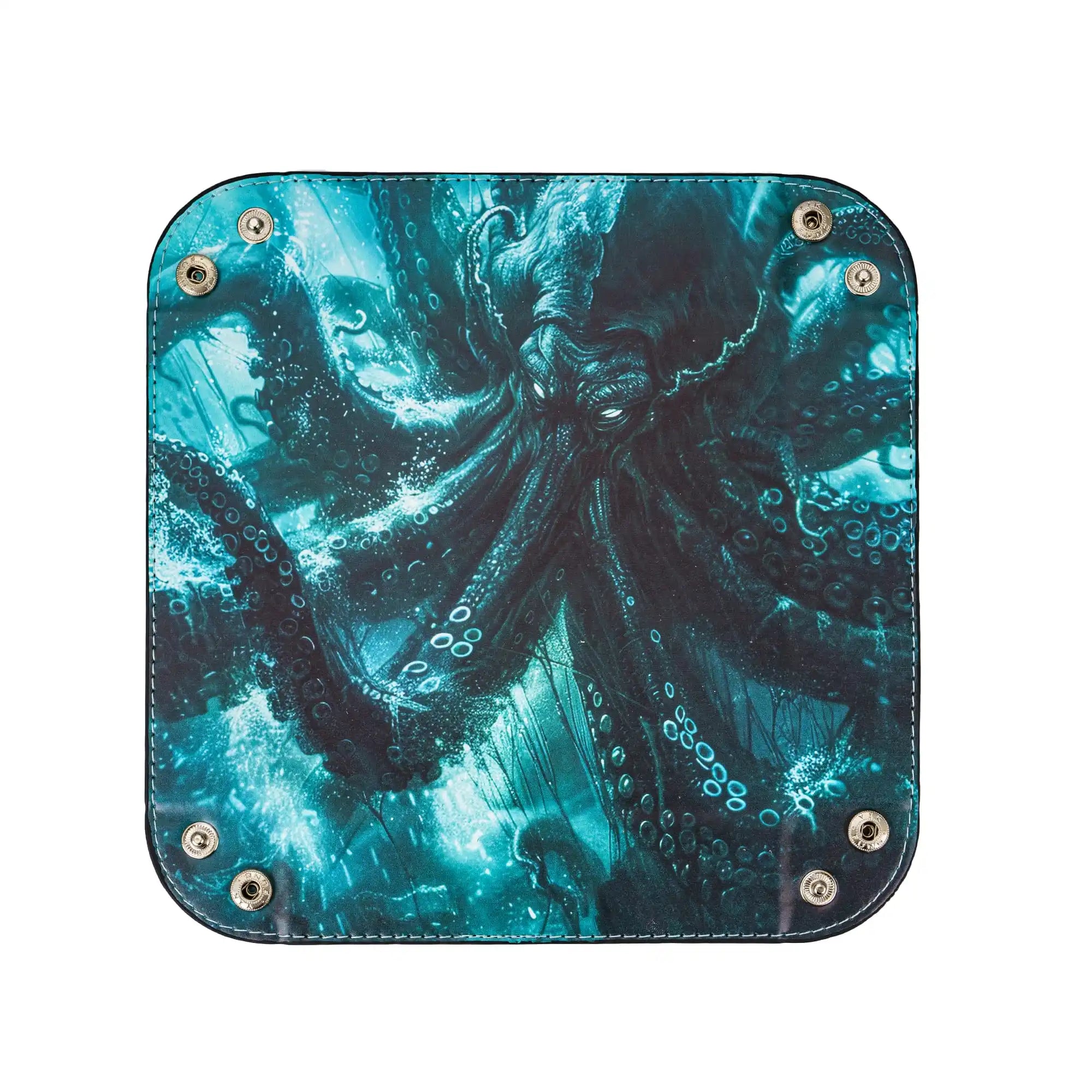 Square PU Leather Dice Tray