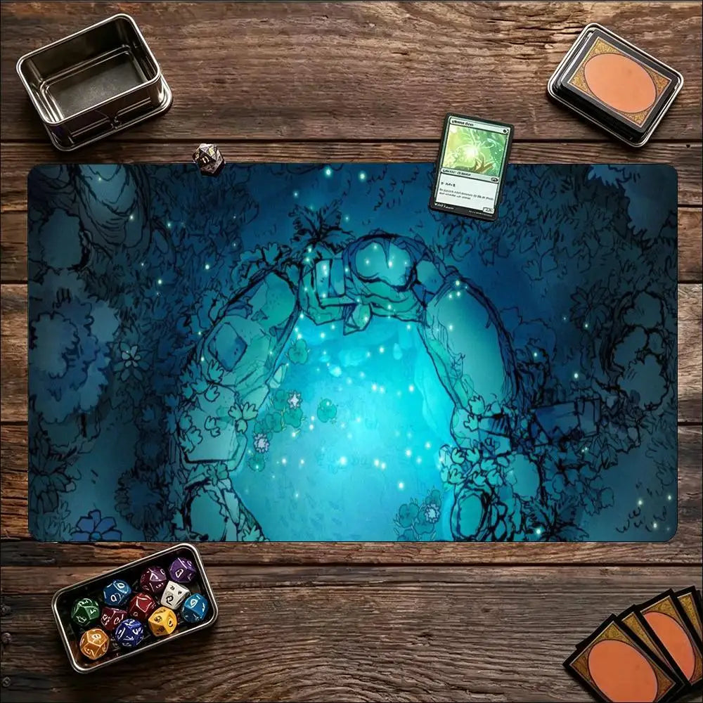 Glowing Dark Cave Playmat