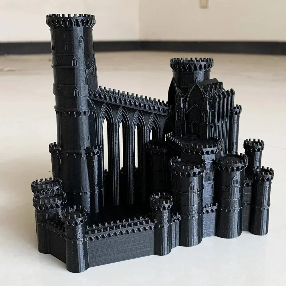 3D Printed Castle Dice Tower