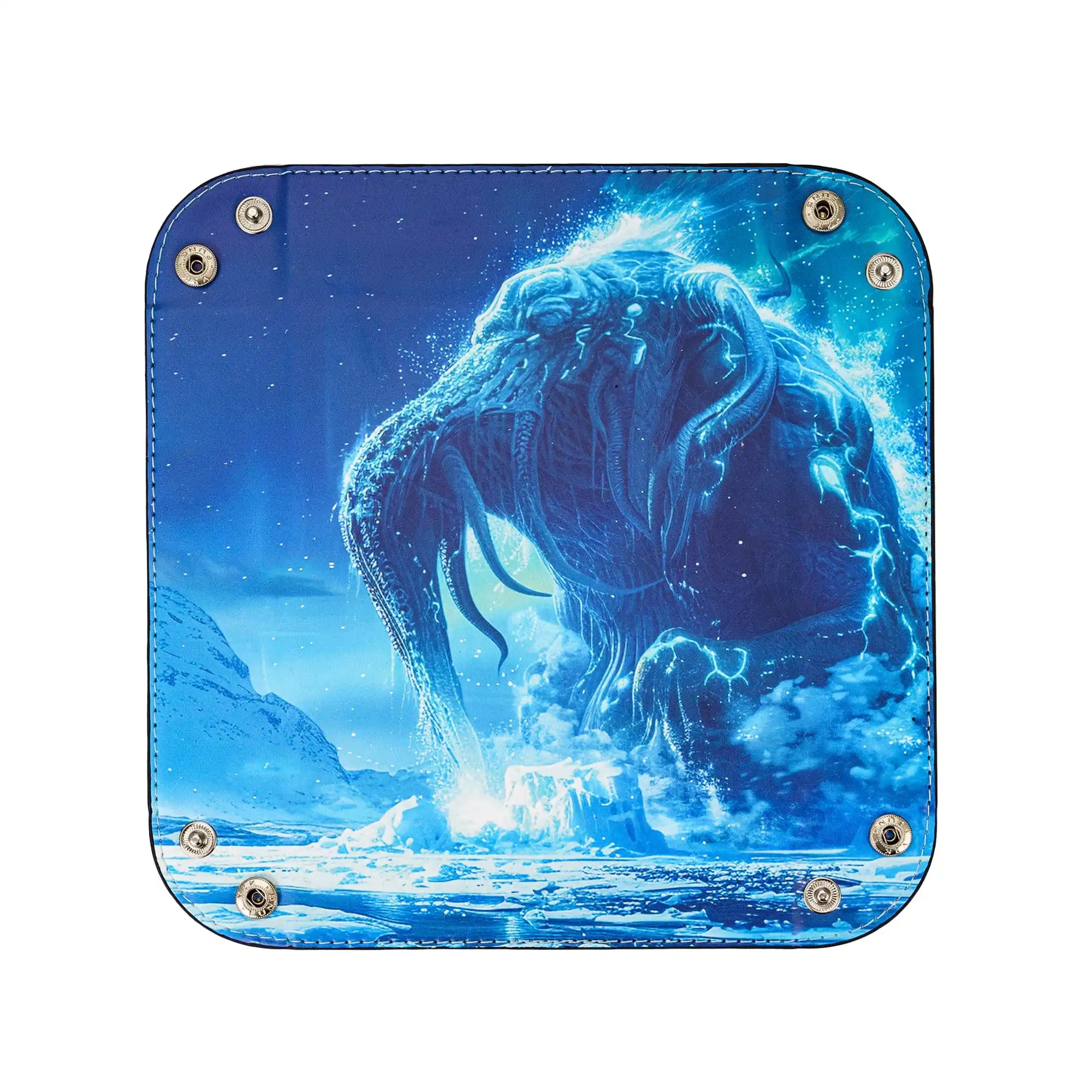 Square PU Leather Dice Tray