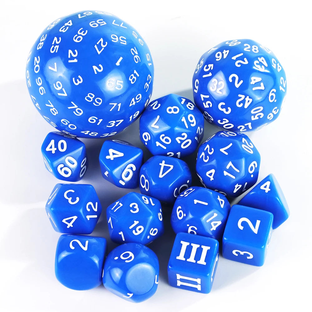 15-Piece Polyhedral Dice Set